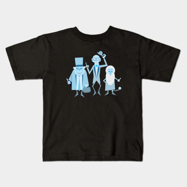Hitchhiking Ghost Kids T-Shirt by Maz Store